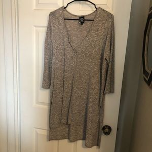 Tunic button up top